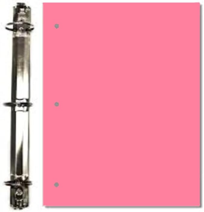 Copy And Printing Color Paper, 20 Lb. 3 Hole Punch 500 Sheets Per Ream. (Cherry)