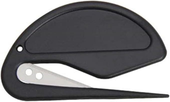 Black Letter Opener Envelope Slitter, Women Letter Opener Slitter for Men Letter Openers for Envelope Package Paper Trim Safe Mail Opener Letter Openers Office Supplies