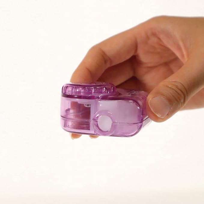 KUTSUWA STAD T'GAAL Angle Adjustable Pencil Sharpener, Translucent Black, 1 ea. (RS036BK),Translucent Black