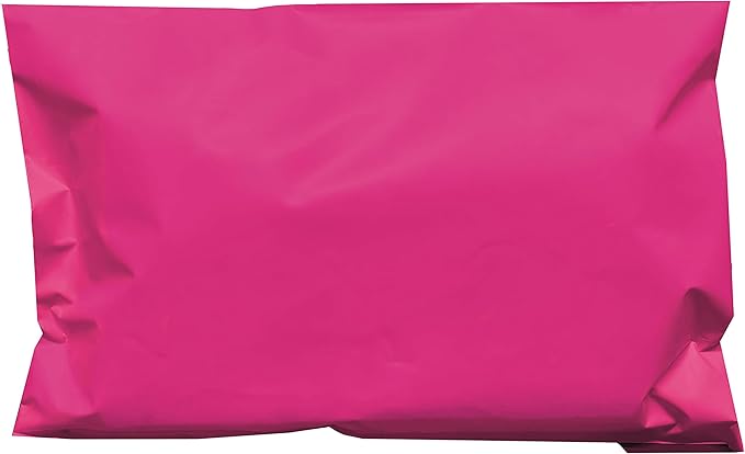 Colored Poly Mailers Pack of: Be creative with your packaging with Colored mailers (Pink, 6" x 9" pack of 1000)