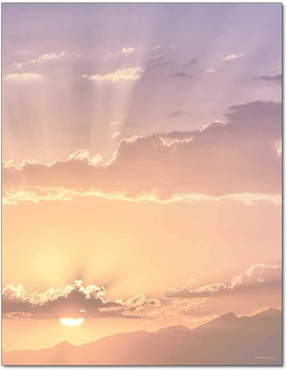 At Sunset Letterhead Laser & Inkjet Printer Paper (100 Sheets)