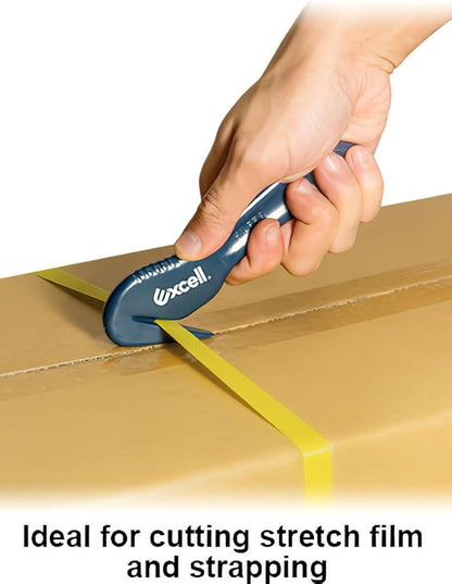 Excell SD-259 Stretch Film Cutter; Designed to Glide Through Wrapped Films; Made of High-impact Plastic; Replacement Blades not Included