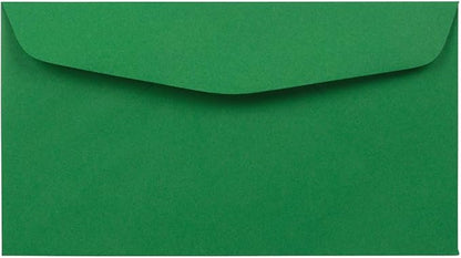 JAM PAPER #6 3/4 Business Premium Envelopes - 3 5/8 x 6 1/2 - Green Recycled - 500/Pack