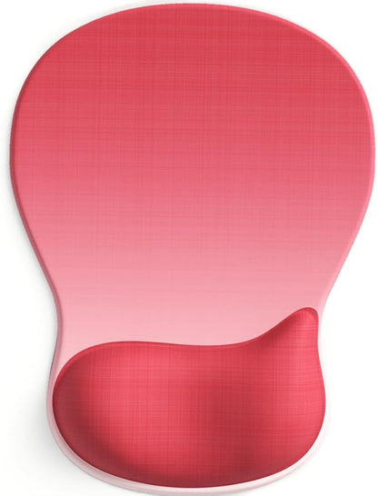 ErgoComfort Gel Wrist Rest Mouse Pad-Ergonomic Office Mousepad with Wrist Support-Non-Slip, Design Desk Accessories Mat for Home&Game Decor (06Red Drop)