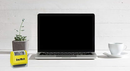 Identity Theft Protection Roller Stamp 2 Pack Confidential Roller Stamp with 3 Refills - Identity Protection Roller Stamps for Data Privacy, ID Protection and Address Blocker