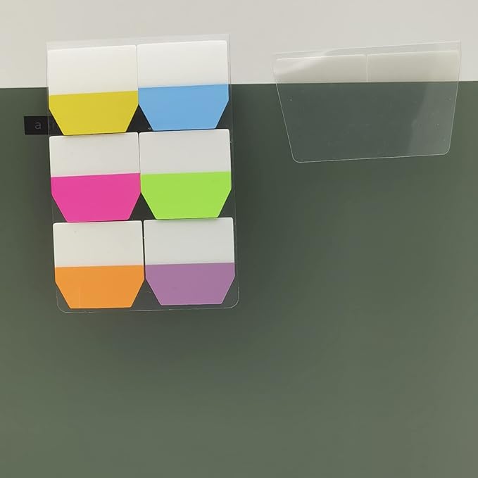 Sticky Index Tabs 1 Inch Page Markers Flags Page Notes Sticker Page Tabs Sticky Tabs for Binders Bookmarks Notebooks File (720pcs)