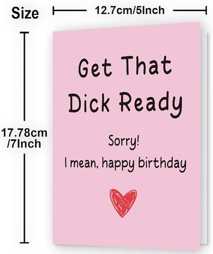 Humorous Birthday Card for Men, Husband, Boyfriend, and Him | Happy Birthday Gifts & Decorations for Men
