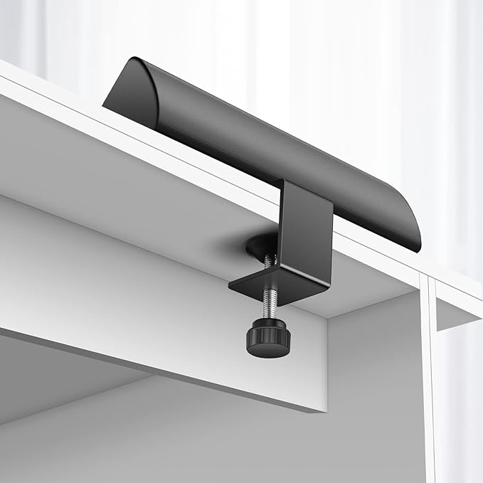 Desk Clamp Power Strip USB C,Desktop Mount Surge Protector,40W Fast Charging Station,2 PD 20W USB C Ports,3 Outlets,6FT Flat Plug,Desk Edge Power Strip for Home,Office,Fit 1.96" Tabletop Edge