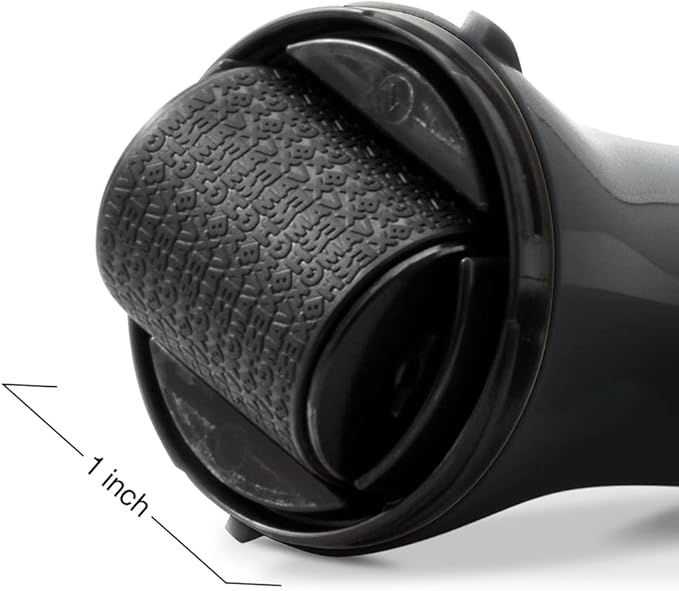 Wide Advanced Confidentiality Roller Stamp by Guard Your ID for Personal Information Concealment, As Seen on TV (3-Pack, Black)