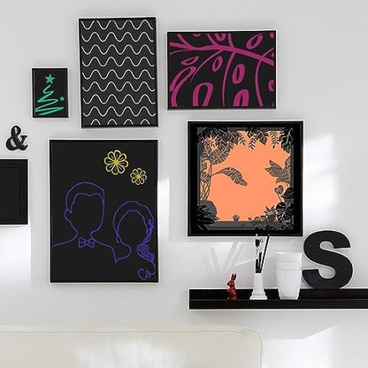 300 Sheets White Black Card Stock Paper,8.5 x 11 Inch Cardstock Paper,180gsm/65lb Thick Cardstock Printer Paper, Blank Heavy Card Paper for Invitations, Greeting Cards Making, Postcards