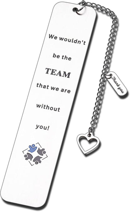 Team Appreciation Gifts for Women Men Boss Day Gift for Boss Lady Leader Mentor Christmas Present for Manager Supervisor PM Office Coworkers Birthday Gift for Colleague Going Away Retirement Bookmark