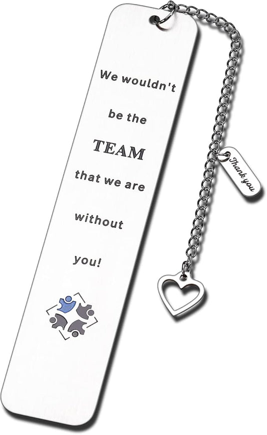 Team Appreciation Gifts for Women Men Boss Day Gift for Boss Lady Leader Mentor Christmas Present for Manager Supervisor PM Office Coworkers Birthday Gift for Colleague Going Away Retirement Bookmark