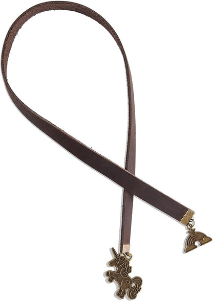 Bookmarks, Handmade Retro Cross Tree of Life Bible Bookmark with Long Leather Straps, Christian Saint Book Mark, Ideal Christian Gift (Style 22)