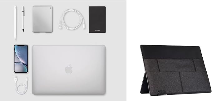 Beblau 3-in-1 Sleeve Bag, Laptop & Tablet Portfolio | Portable Tech & Desktop Organizer | Laptop Carrying Case | MacBook Air/Pro, Lenovo, HP, Dell, Asus Notebook..Up to 13" Gift