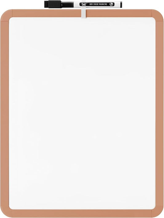 Mr. Pen- Dry Erase Board, 14” x 11” with a Black Dry Erase Marker, Sandstone Color Frame, Small White Board, White Board for Kids, White Board for Students, Small Dry Erase Board, Mini White Board