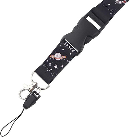 Yiflin Cute Neck Lanyard for Keys, Keychain, Wallet, ID Card Holder, with Quick Release Buckle