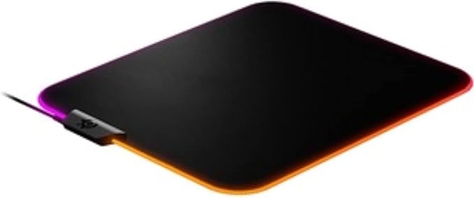 SteelSeries QcK Gaming Mouse Pad - XL RGB Prism Cloth - Sized to Cover Desks