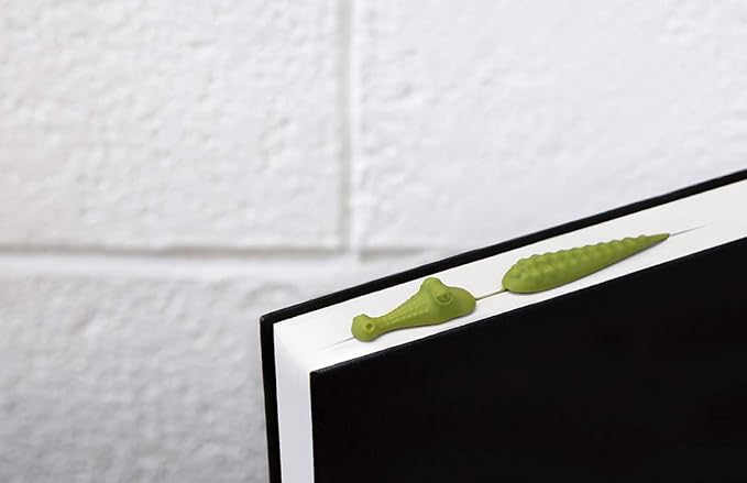 PELEG DESIGN Cool Animal Bookmark Animal Shaped Bookmarks for Kids and Adults (Crocomark)