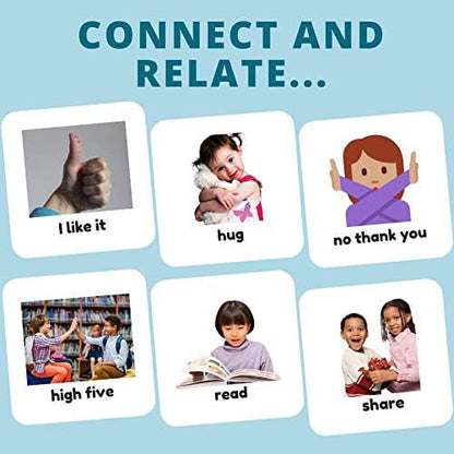 Communication Cards: Basic Phrases with Book Ring - Heavy Duty