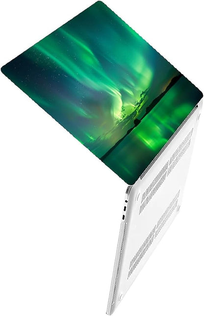 Compatible with 16.2 Inch MacBook Pro 2485/A2780, Iceland Green Aurora Hard Plastic Shell Cover Case