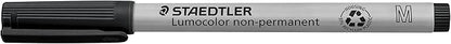 Staedtler Lumocolor Non-Permanent Overhead Projection Markers assorted colors medium 1.0 mm set of 6