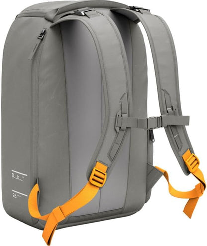 Db Journey Ramverk Backpack - Durable Travel Backpack with Laptop Compartment & Pockets for Work, Luggage Backpack with Roller Bag Hook Up System, 26L - Sand Gray