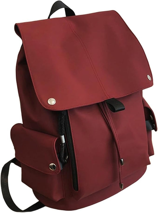 Flip Design Laptop Backpack, Waterproof and Shockproof, Daily Travel Backpack, Reddish Brown