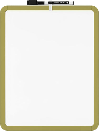 Mr. Pen- Dry Erase Board, 14” x 11” with a Black Dry Erase Marker, Olive Green Frame, Small White Board, White Board for Kids, White Board for Students, Small Dry Erase Board, Mini White Board