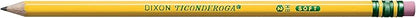 Ticonderoga Wood-Cased Pencils, Pre-Sharpened, 2 HB Soft, Yellow, 12 Count