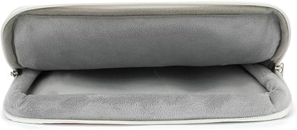 canvaslife 360° Protective Laptop Sleeve Case Bag with 3 Pockets for 14 inch Dell HP Lenovo Laptop and MacBook Pro 14 inch,Surface Laptop 14.4 inch (Rainbow peacock)