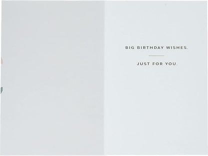 Hallmark Signature Birthday Card (Big Birthday Wishes)