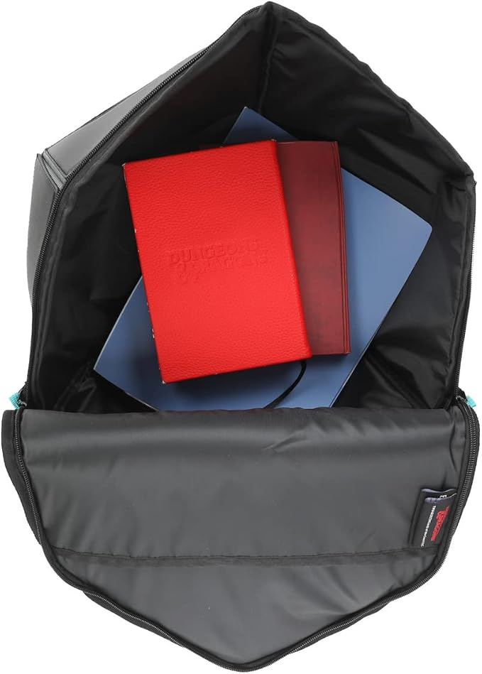 Dungeons & Dragons D20 Dice Molded Black Laptop Backpack