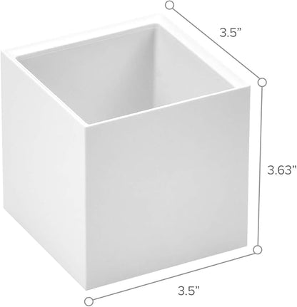 Bostitch Office Konnect Pencil Cup Desk Organizer, Pen Cup, 2-Pack, White