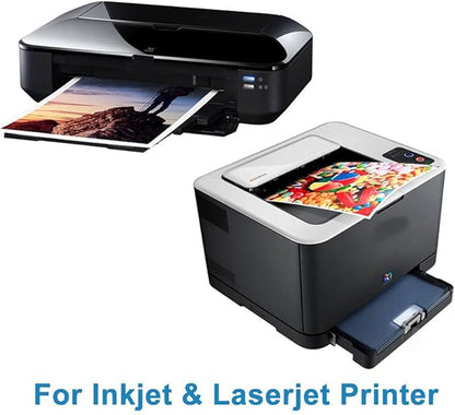 Uinkit 120 Sheets Presentation Paper Matte 8.5x11 Inkjet 48lb 180gsm Single Side Printable Photo for All Dye Ink Inkjet Printers