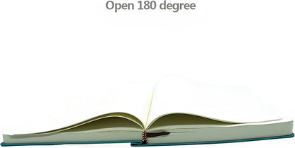 jooact Thick Sketchbook 660 Pages Notebook Soft Faux Leather Cover Journal 80GSM Paper Notepad Drawing Book Memo Writing Sketch Pad Diary Notebook