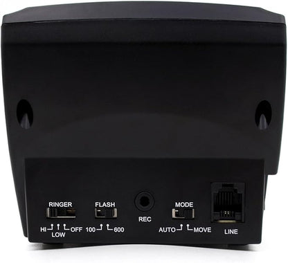 Call Center Headset Telephone with Noise Cancellation Headphone Microphone and Dialpad for House Call Center Office Home, Corded Landline Phone with Headsets, Black, 5001