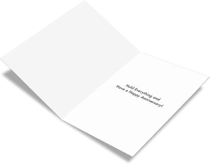 NobleWorks - Funny Work Anniversary Card with Envelope - Adult Greeting Card for Business Coworker, Woman Employees - Your Freaking Problem C4144ANG-WA