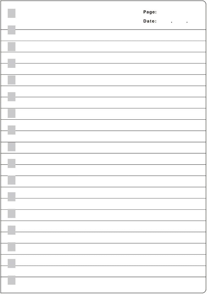 Kyokuto PTA03B6K Ring Notebook, FOBCOOP, A Ruled, B6, Black, 5