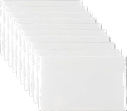 Transparent Sticky Notes Pad 3x5 Inch, Clear Sticky Notes for Books Message Reminder, Waterproof self-Adhesive Translucent Sticky Notes, 10 Packs 500 Sheets