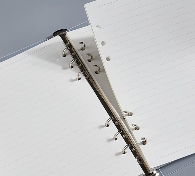 A5 Refill Paper, [3 Pack] 100GSM Thick Refillable Paper 6 Hole Filler Inserts Loose Leaf Paper