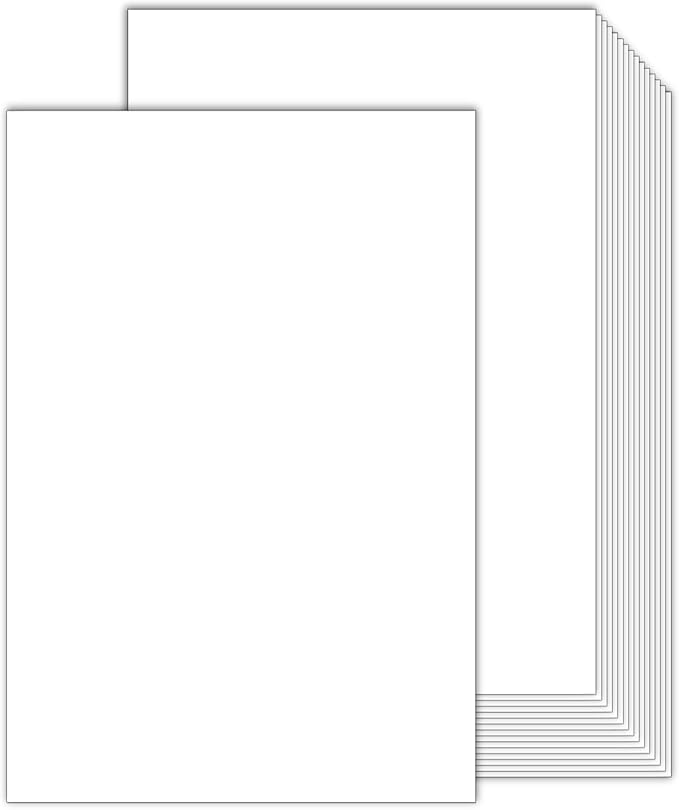 100 Sheets White Blank Cover Stock 11x17 Thick Card Stock, Goefun 80lb Heavyweight Legal Size Printer Paper For Arts and Crafts, Flyers, Menus, Posters