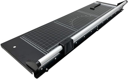 INTBUYING 36 Inch Commercial Manual Precision Rotary Paper Trimmer with an Angle Line Smart Rotary Paper Cutter for Cutting Photo Paper, Film, hot and Cold Laminating Paper, etc