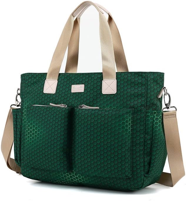 canvaslife Laptop Briefcase, Practical Waterproof Versatile Laptop Shoulder Messenger Bag (15 "-15.6" A-9)