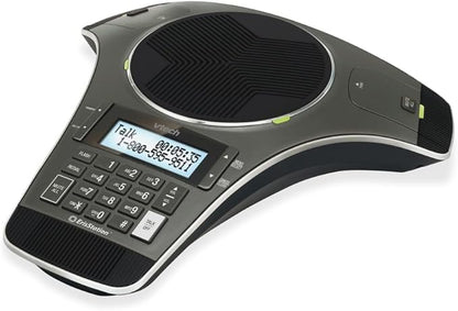 VTech VCS702 ErisStation DECT 6.0 Conference Phone with Two Wireless Mics Using Orbitlink Wireless Technology