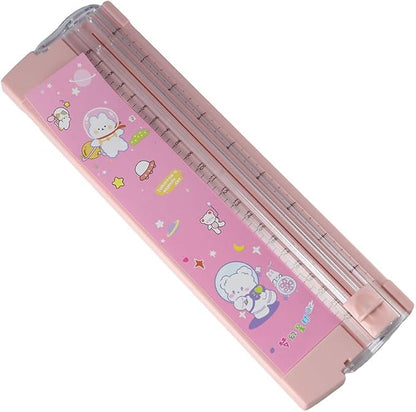 Paper Trimmer, A4 Size Paper Cutter with Security Safeguard, Straight Paper Trimmer with Side Ruler for Scrapbooking, Craft Paper, Coupon, Photos, Paper Slicer Scrapbooking Tool