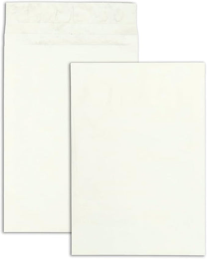 Quality Park Survivor 12 x 16 x 2 Tyvek Expansion Catalog Mailers with Self Seal Closure, 14 lb, Puncture, Tear and Moisture Resistant Dupont Tyvek Envelopes, 25/Box (R4292)