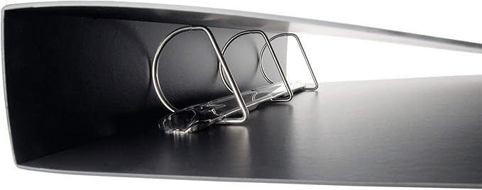 17x11 Binder Poly Panel Featuring a 2" Angle-D Ring Black