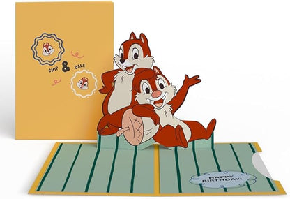 Lovepop Happy Birthday Pop-Up Card for Her and Him- 3D Disney Birthday Greeting Cards for Boys, Girls, Men, Women - 4-in-1 Nesting - 5" x 7" Mickey & Friends Card - Blank Note Card & Envelope Included