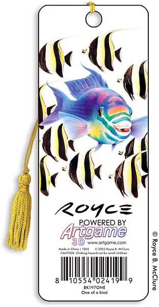3D Bookmarks Featuring The Artwork of Royce B Mcclure (ONE of A Kind)