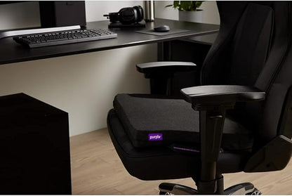 Purple Double Seat Cushion | Pressure Reducing Grid Designed for Ultimate Comfort | Designed for Office Chairs | Made in The USA